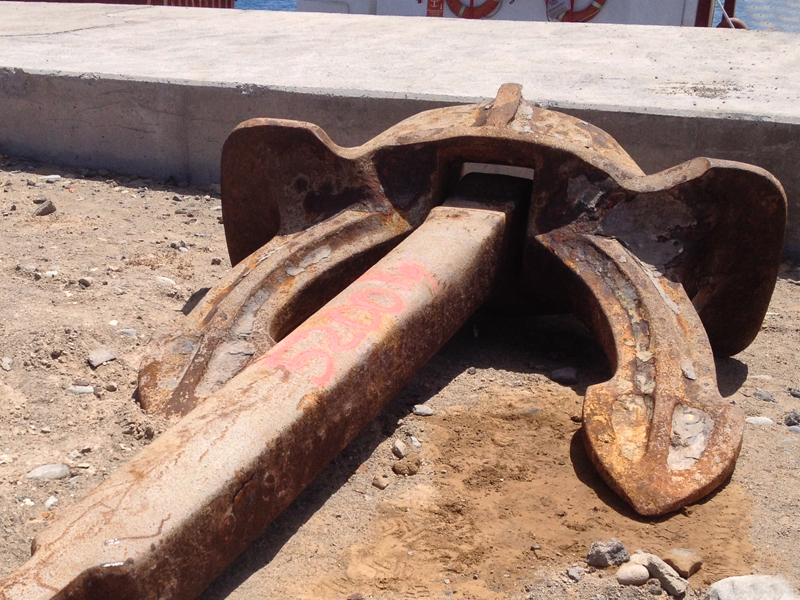 ancla 5200 kg para maniobras en Canarias